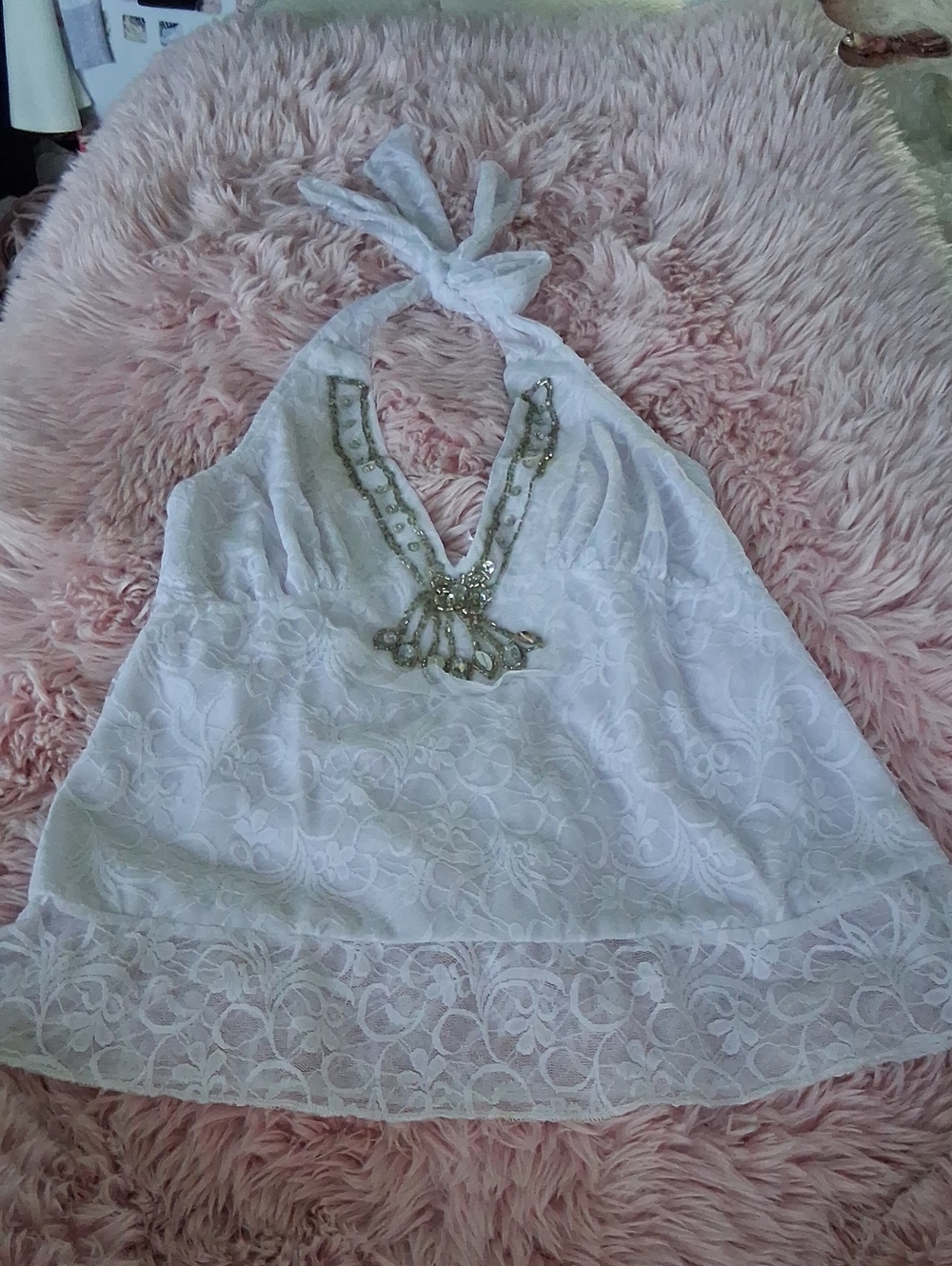 5/$13 Lace halter tank